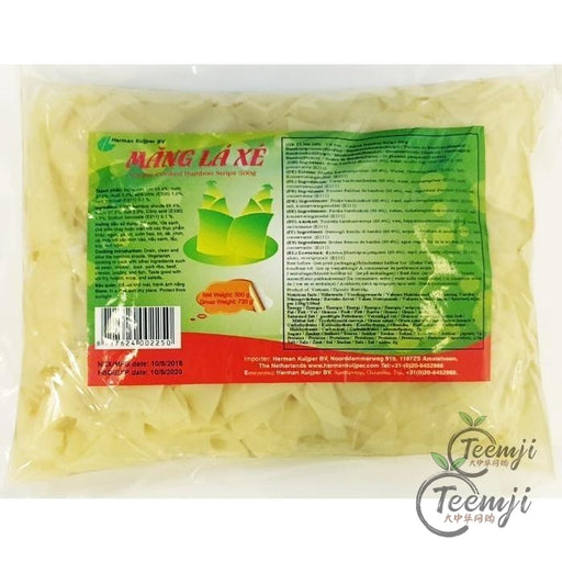 Pre Cooked Bamboo Strips 500G Preserved