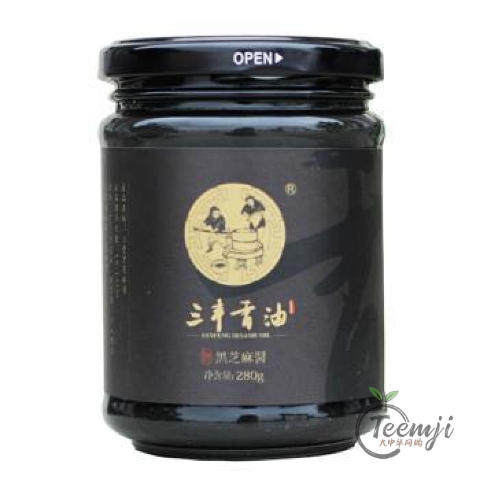 Sanfeng black sesame seed paste 三丰香油黑芝麻酱 454G